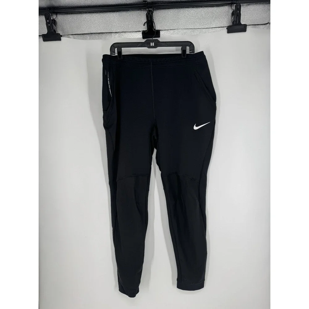 Nike Pro Dri Fit Slim Fit Running Tapered Pants Mens 2XL Training BV5515-010